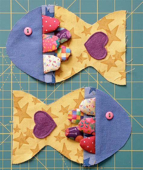 Fabric Toy Fish Free Sewing Pattern Diy Tutorial Ideas