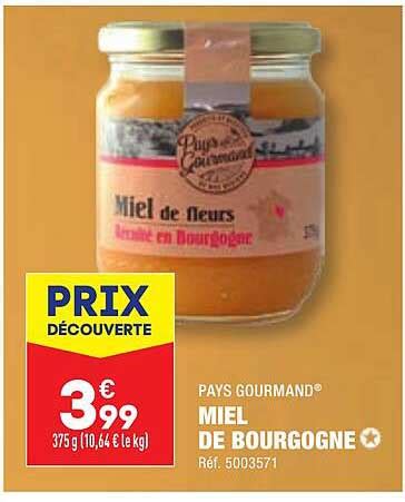 Promo Miel De Bourgogne Pays Gourmand Chez Aldi Icatalogue Fr