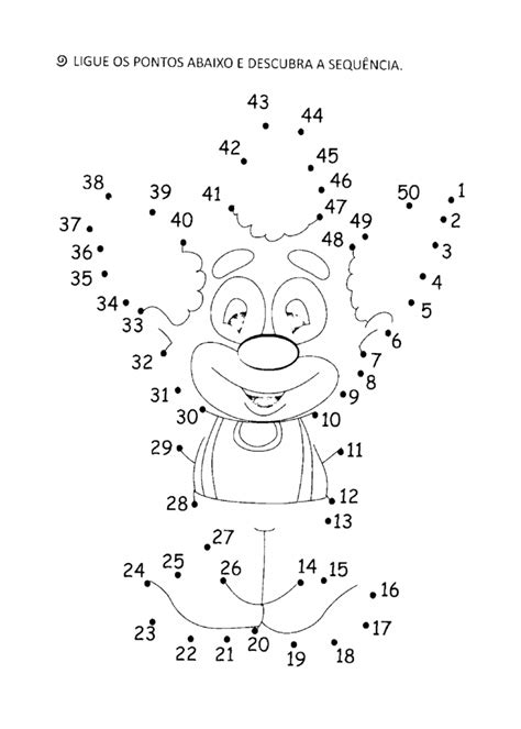 Atividades De Ligar Os Pontos Para Imprimir S Escola