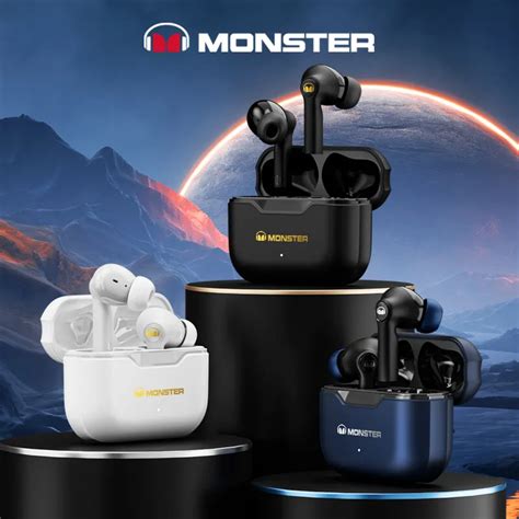 Monster Original Airmars Xkt Tws Wireless Headphones Bluetooth