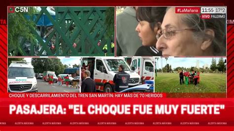 El dramático relato de una pasajera del tren que chocó en Palermo Vi