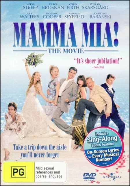 MAMMA MIA THE MOVIE Meryl STREEP Pierce BROSNAN Colin FIRTH Julie