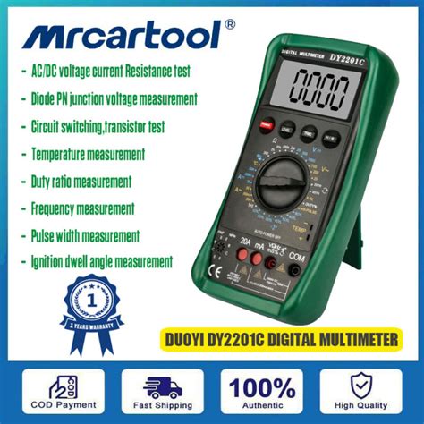 Mrcartool Duoyi Dy C Digital Multimeter Intelligent Anti Burn Manual