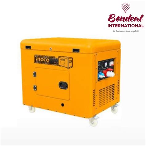 INGCO Générateur Diesel Insonorisé 8 KVA Silencieux GSE80001 Bondeal