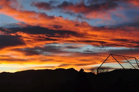 Scenes of Colorado: Sunset Over the Mountains