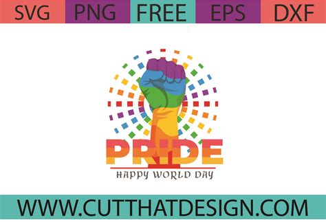 Pride Word SVG