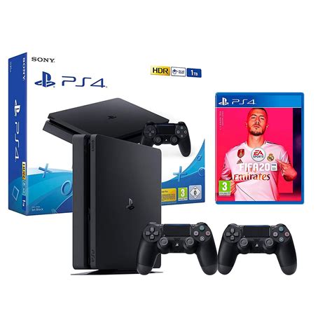 Consola Sony PlayStation 4 Black Slim 1TB Negru Joc FIFA 20 2