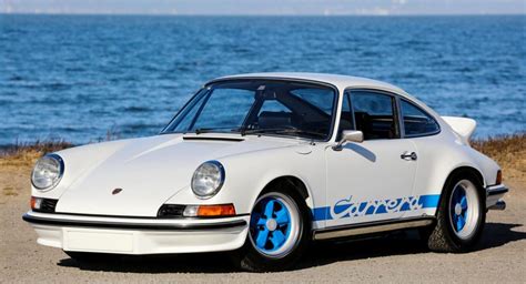 Award-Winning 1973 Porsche 911 Carrera RS Is A White And Blue Gem ...