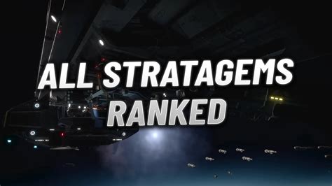 Helldivers Tier List All Stratagems Ranked April