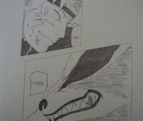 Naruto and Kurama Smiling by DrawingforFUN24 on DeviantArt