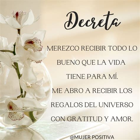 Decreto Frases Para Pensar En Positivo Afirmaciones Positivas