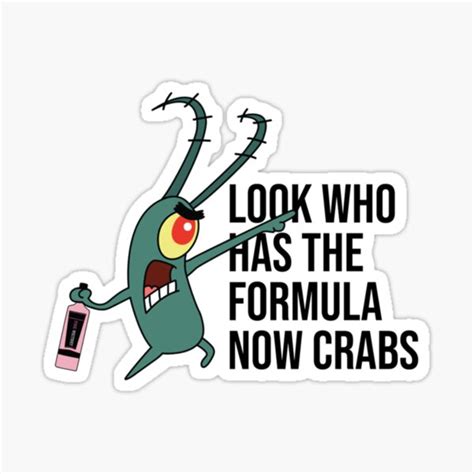 Plankton Secret Formula Pink Drink Sticker For Sale By Garmarama