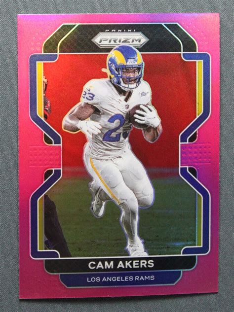 2021 Panini Prizm Football Cam Akers Pink Prizm 68 Los Angeles Rams EBay