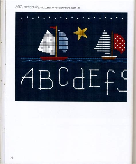 26 Marabout Bord De Mer Au Point De Croix Ka Cross Stitch Sea