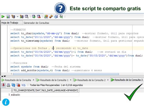 3 Tips Para Manejar Fechas En Oracle SQL Developer