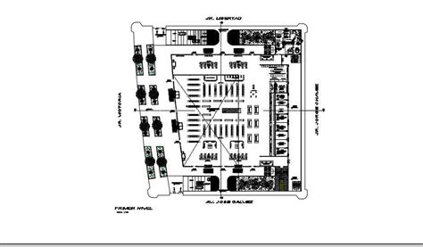 Supermarket Floor Plan Dwg - floorplans.click