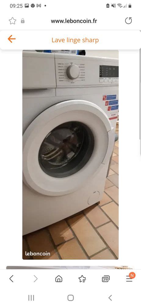 Achetez Lave Linge Sharp Quasi Neuf Annonce Vente Vanves