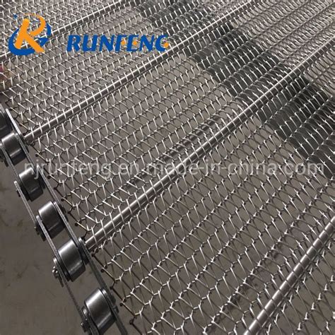 Stainless Steel Wire Mesh Chain Conveyor Belt Mesh Type Conveyor Belt