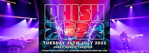 Phish Day Pass Tickets Th July Jones Beach Theater