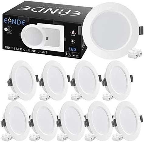 Eande Er Set Led Einbaustrahler V W Led Spots Einbauleuchten