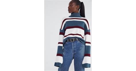 Uo Bobby Striped Turtleneck Sweater Best Turtlenecks For Women 2018 Popsugar Fashion Uk Photo 11