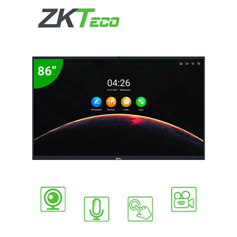 ZKTECO ZKIWB86B Pantalla Interactiva Inteligente 86 ZKTeco Guatemala