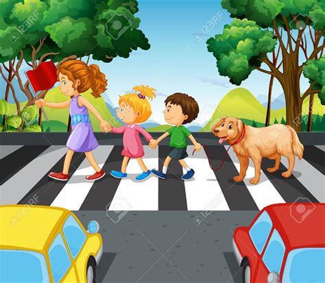 Children Crossing The Street Clipart 20 Free Cliparts Download Images