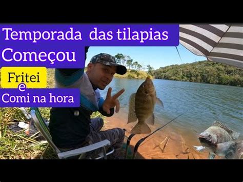 Pescaria de tilapia selvagem na represa de mairiporã preparei e comi lá