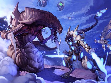 Free Download Zerg Wallpaper By Blackydx On 1024x576 For Your Desktop