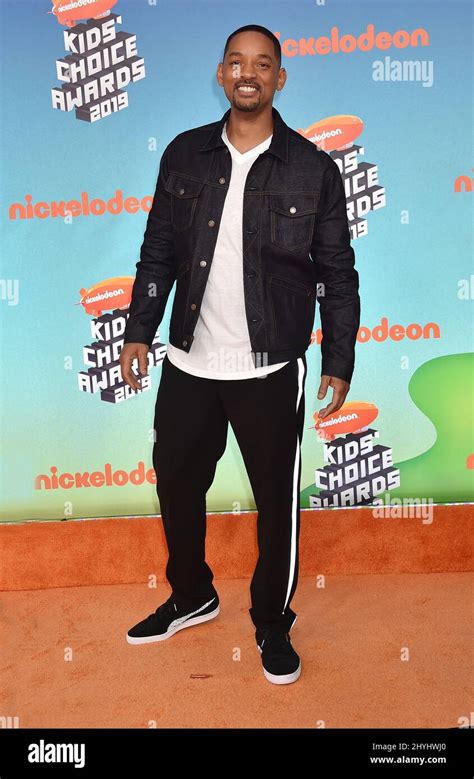 Will Smith arriving to the Nickelodeon's Kids' Choice Awards 2019 at Galen Center on March 23 ...