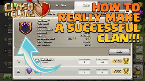 7 Tips And Tricks To Make A Successful Clan In Coc Without Any Problem Coc Lovers Youtube