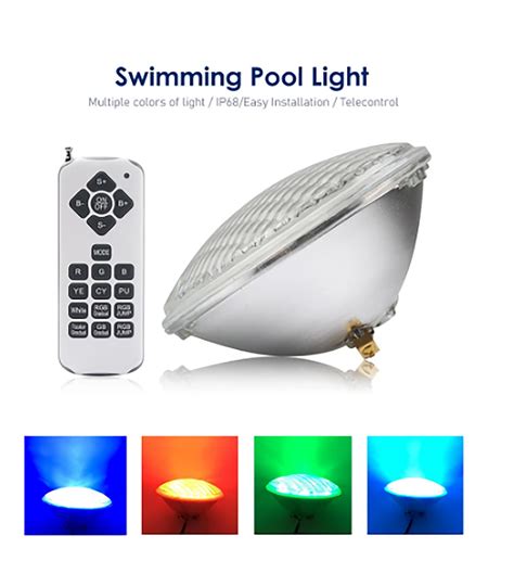 China Famous Remote Controlled Pool Light Pricelist Underwater