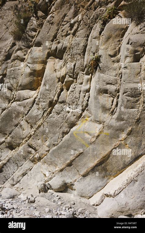 Craggy rock formation Stock Photo - Alamy