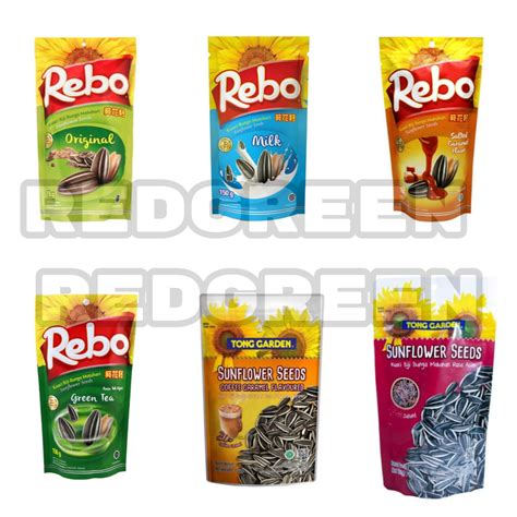 Jual Kuaci Rebo Gr Aneka Rasa Milk Susu Greentea Ori Caramel Kuaci