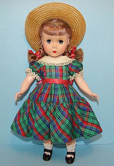 14 Inch Unmarked Maggie Madame Alexander Polly Pigtails Doll C1950