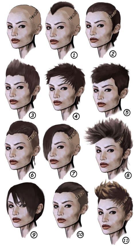 12+ Beautiful Work Cyberpunk Woman Hairstyle