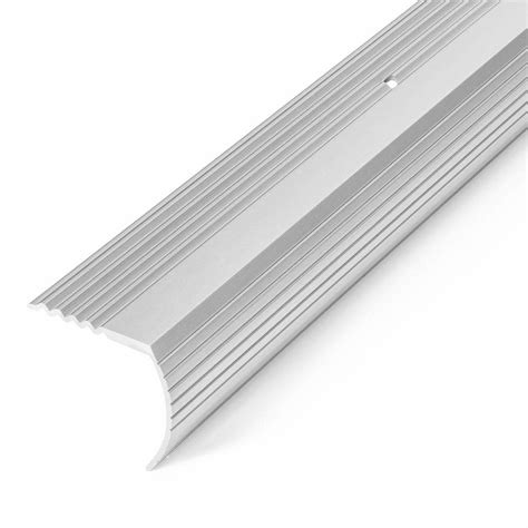 TrimMaster Silver 1 1 16 In X 36in Stair Edging Transition Strip