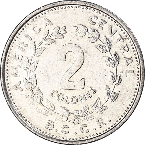 Coin Costa Rica Colones North Central American And