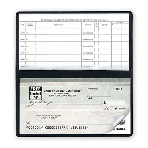 Business Checks With Logo Business Checkbooks Printed