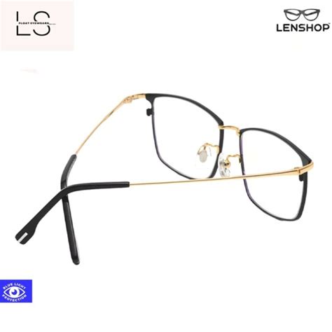 Ls Float Pure Titanium Square Frame Lenshop Provide Affordable