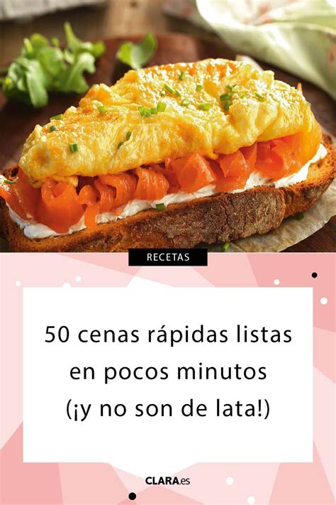 Recetas De Cenas R Pidas Muy Sanas Listas En Pocos Minutos Y No