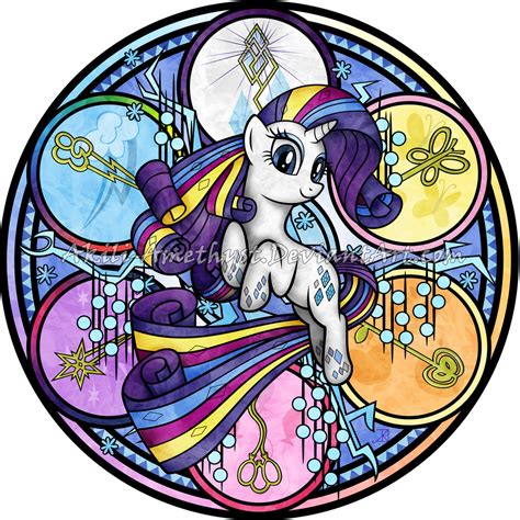 Stained Glass Rainbow Friendship Applejack By Akili Amethyst On Deviantart