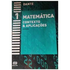 Matem Tica Contexto Aplica Es Autor Luiz Roberto Dante Shopee Brasil