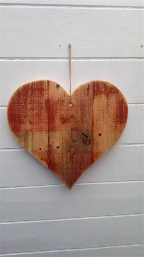 Reclaimed Wood Heart Wall Decoration Etsy