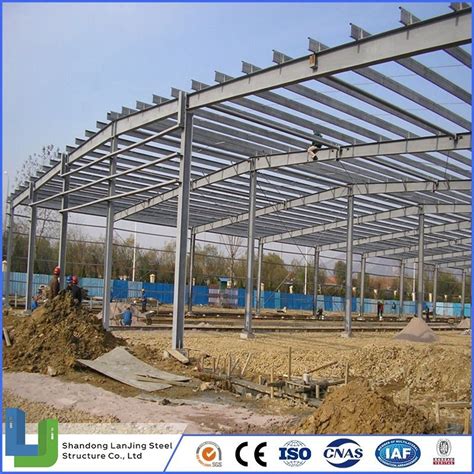 Low Cost Prefab Construction Materials Hangar Warehouse For Steel