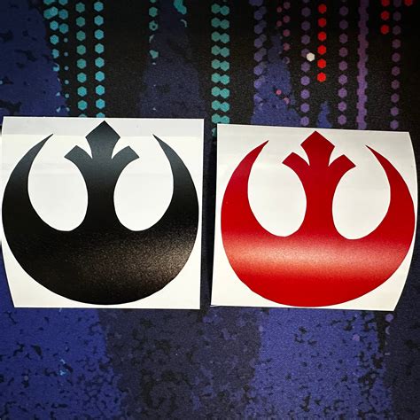 Star Wars Rebel Insignia Vinyl Sticker Multiple Colors - Etsy