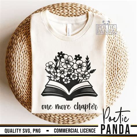 One More Chapter Svg Png Bookish Svg Librarian Svg Bookworm Svg