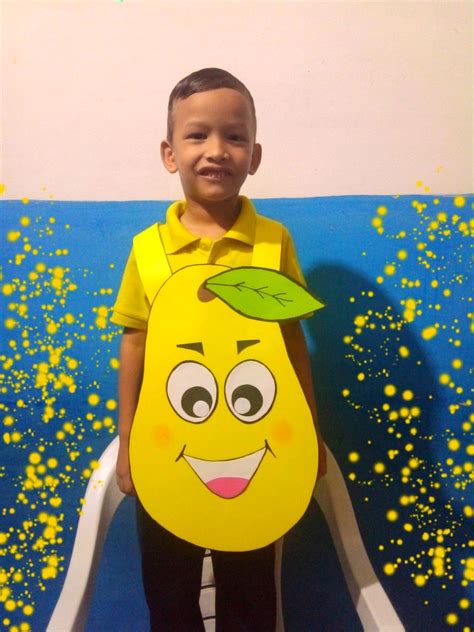 Disfraz de mango para niño Trajes de frutas Disfraz de frutas