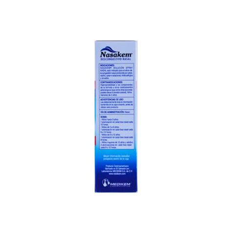 Nasakem Spray Nasal Frasco X Ml Esa Shop Vitamins