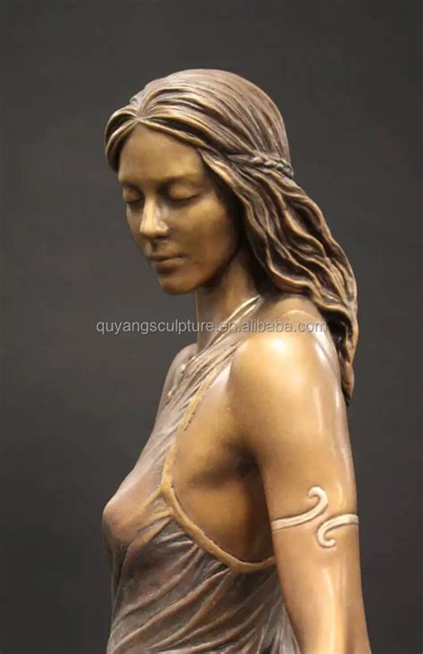 Famous Reproduction Sculpture Bronze Naked Lady Statue Lady Of Shalott